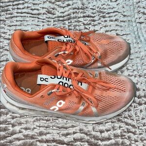 On Running Men's Orange Athletic Shoes